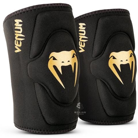 Bảo Hộ Gối Venum Kontact Gel Knee Pad - Black/Gold
