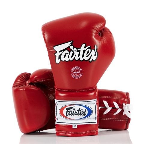 Găng Tay Fairtex BGL7 Pro Training Gloves Mexican Style Lace Up