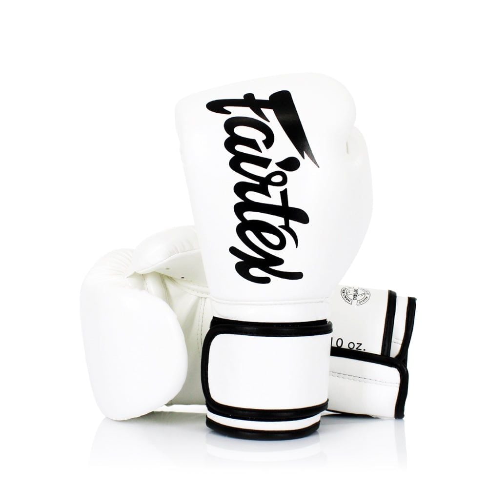 Găng Tay Fairtex BGV14 Microfiber Leather Boxing Gloves - White