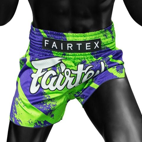 Quần Fairtex BS1928 Street King Slim Cut Muay Thai Shorts - Green