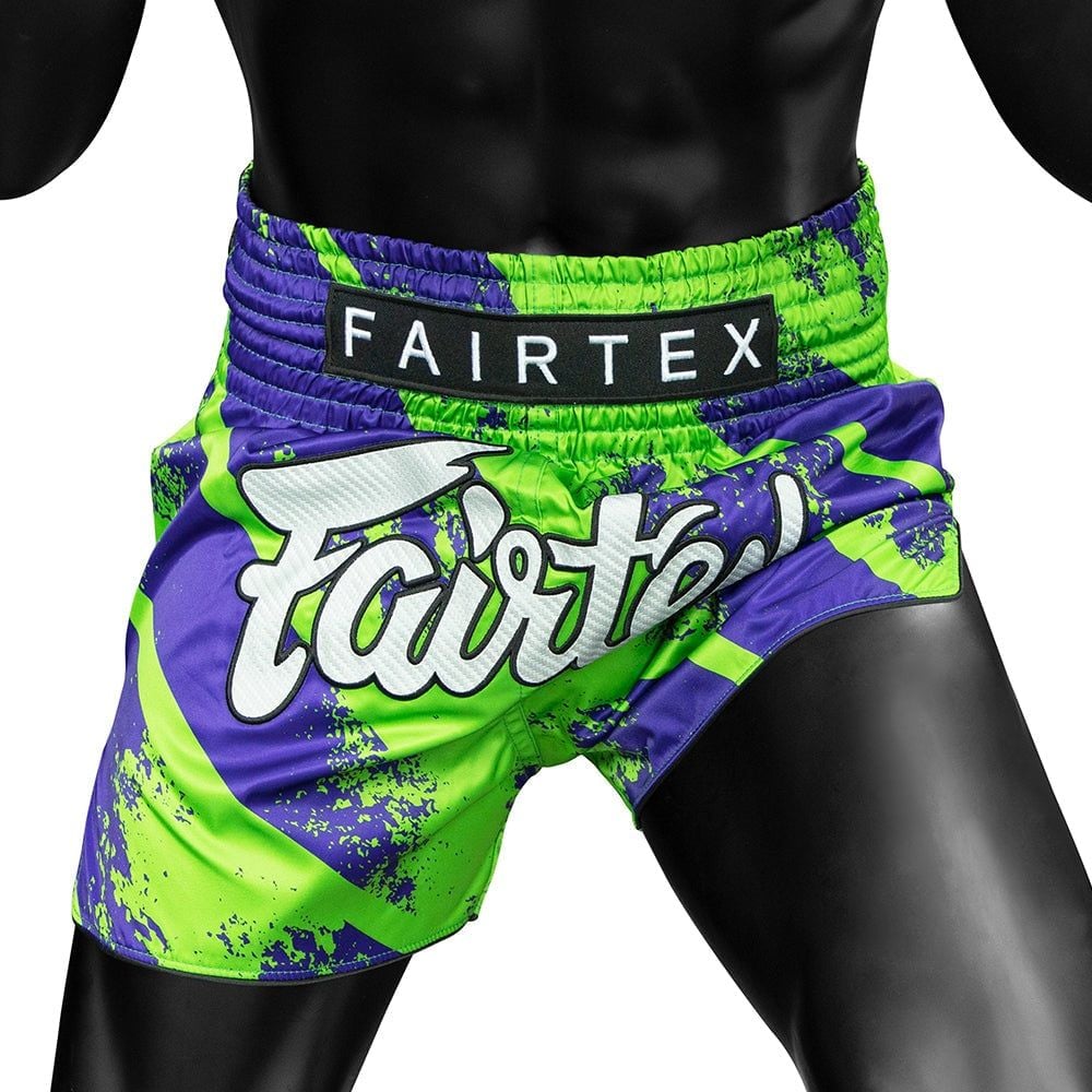 Quần Fairtex BS1928 Street King Slim Cut Muay Thai Shorts - Green