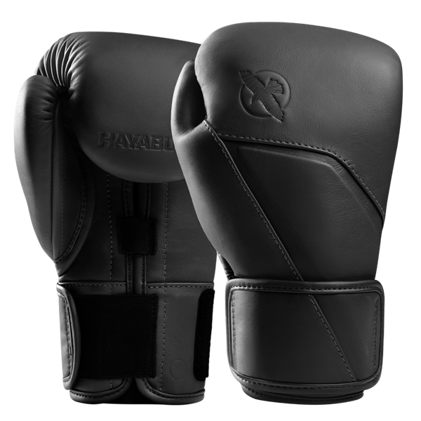 Găng Tay Hayabusa E1 Leather Boxing Gloves - Black