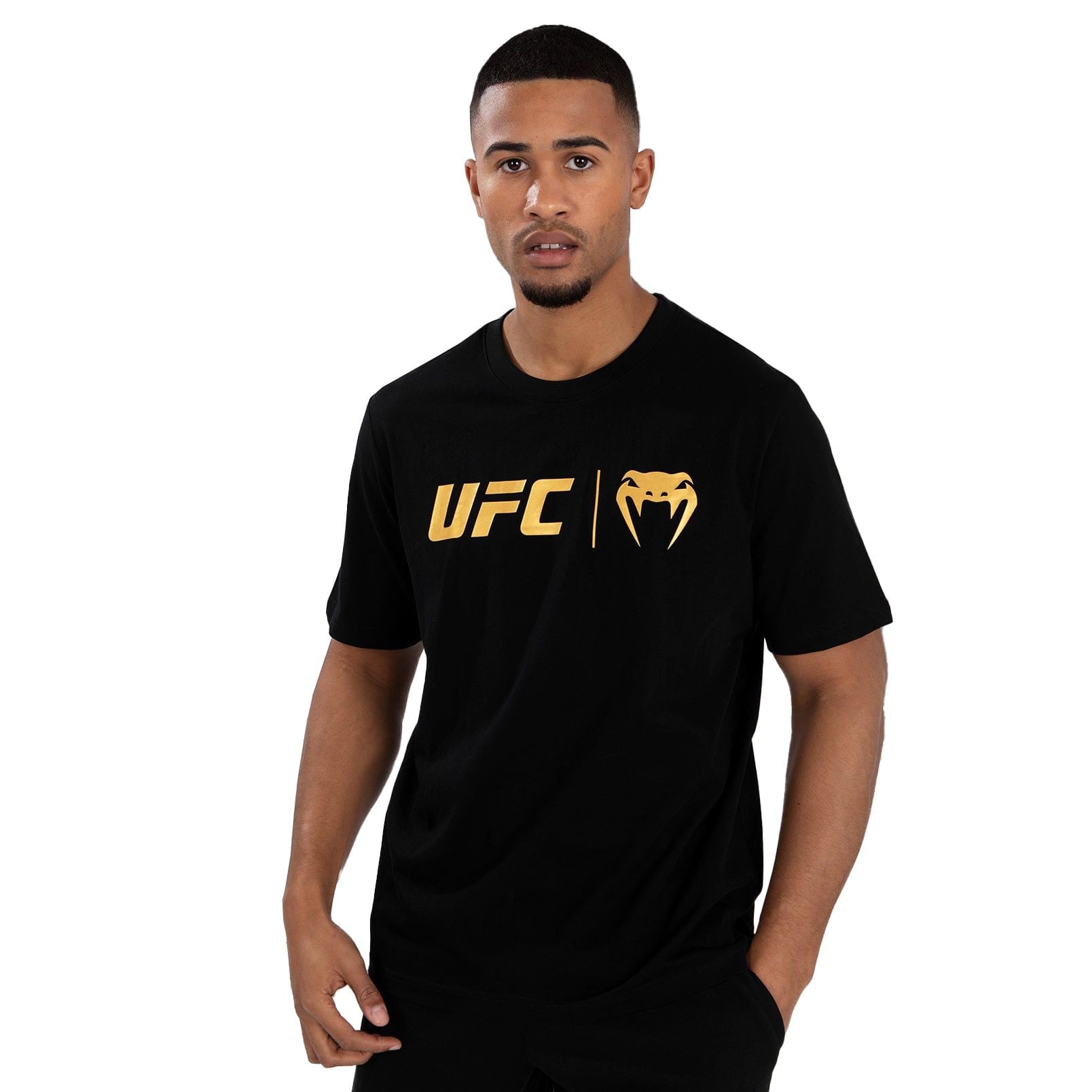 Áo UFC Venum Classic T-Shirt - Black/Gold