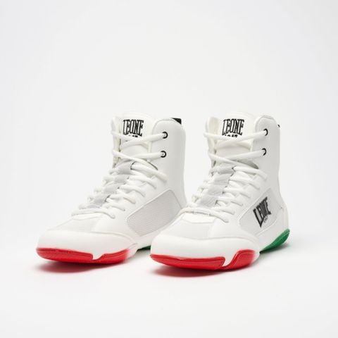 Giày Leone  Premium Boxing Shoes - White