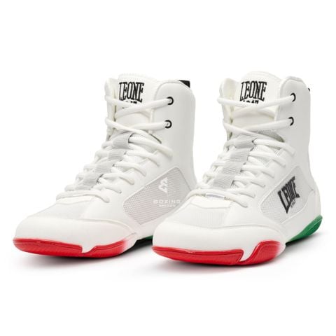 Giày Leone Premium Boxing Shoes - White