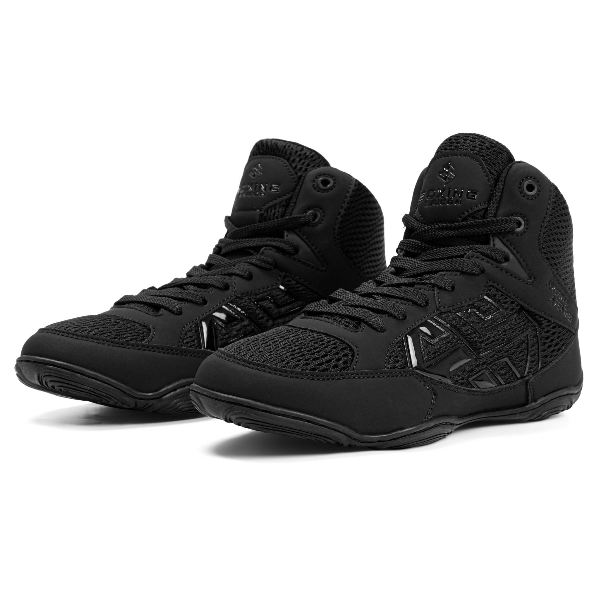 Giày Boxing Saigon Professional Training Shoes - Black