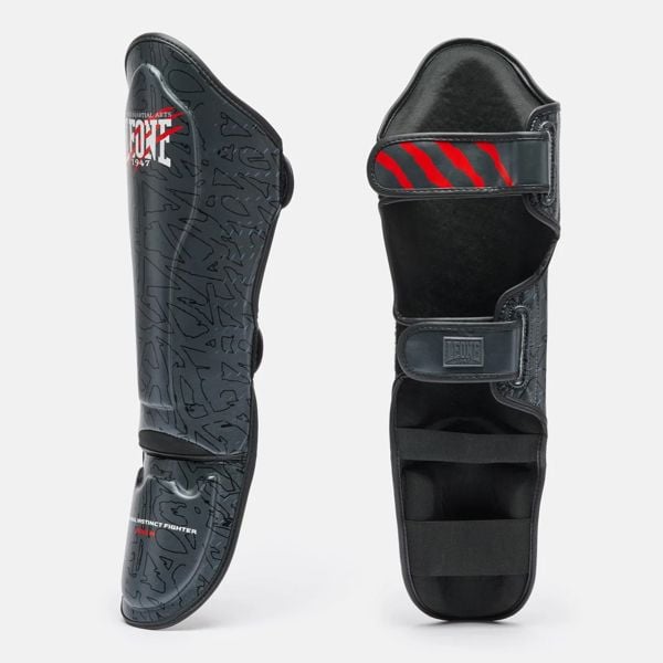 Bảo Hộ Chân Leone PT162 Primal Instinct Shinguards - Black