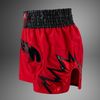Quần Venum Inferno Muay Thai Shorts - Red/Charcol Grey/Black