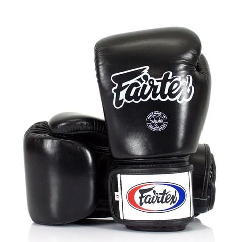 Găng Tay Fairtex Bgv1 Tight Fit Muay Thai/Boxing Gloves - Black