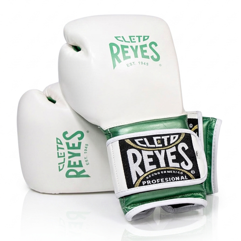 Găng Cleto Reyes Rarity Limited Edition Boxing Gloves - White/Metallic Green