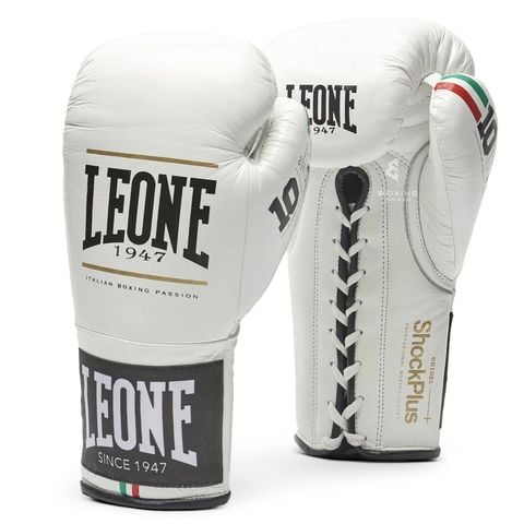 Găng Tay Leone Shock Plus Boxing Gloves - White