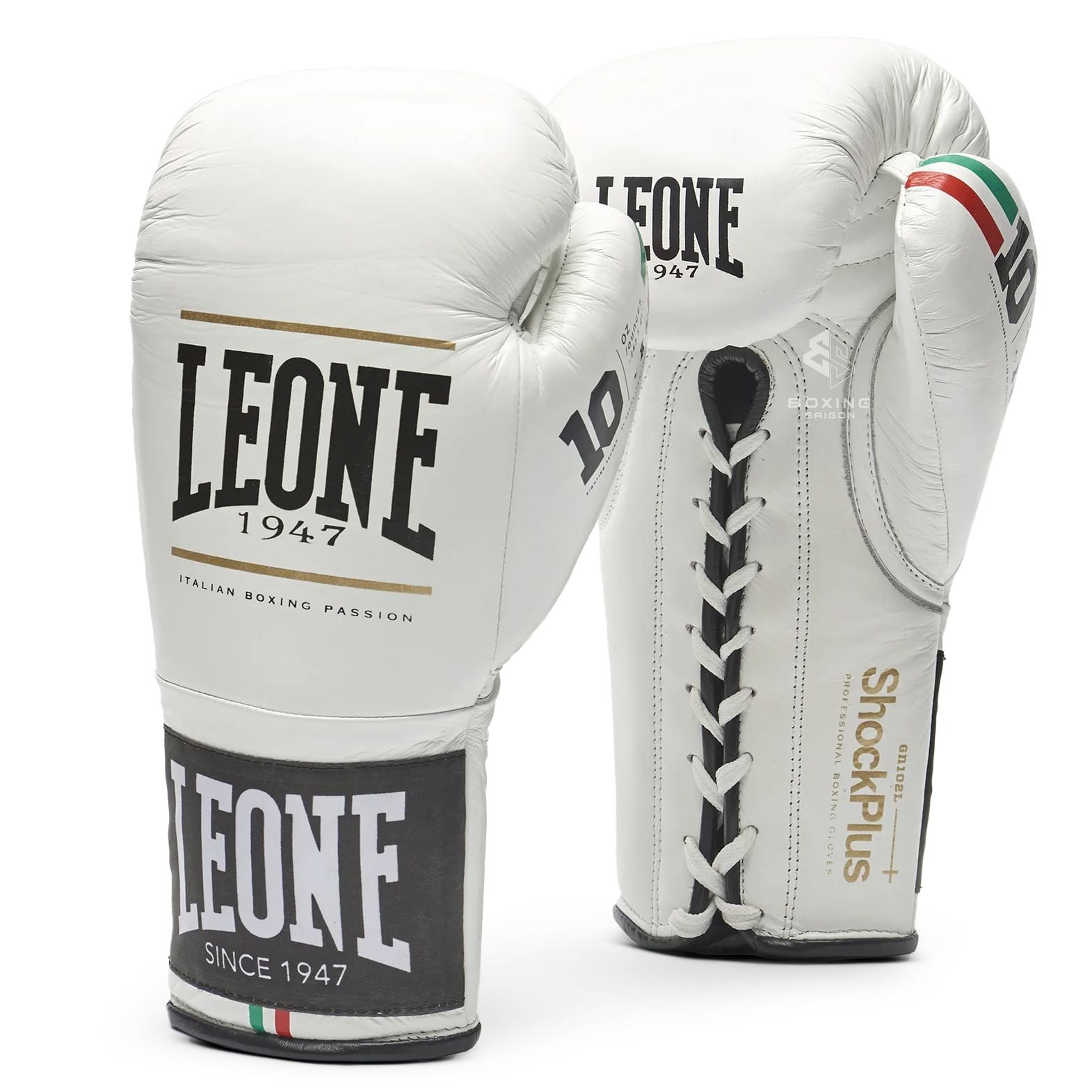 Găng Tay Leone Shock Plus Boxing Gloves - White