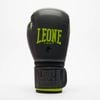 Găng Tay Leone Waves Boxing Gloves - Black/Green