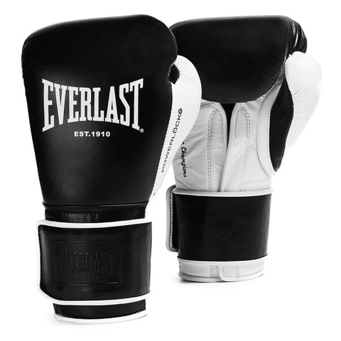 Găng Tay Everlast Powerlock OG Pro Training Glove Hook & Loop - Black