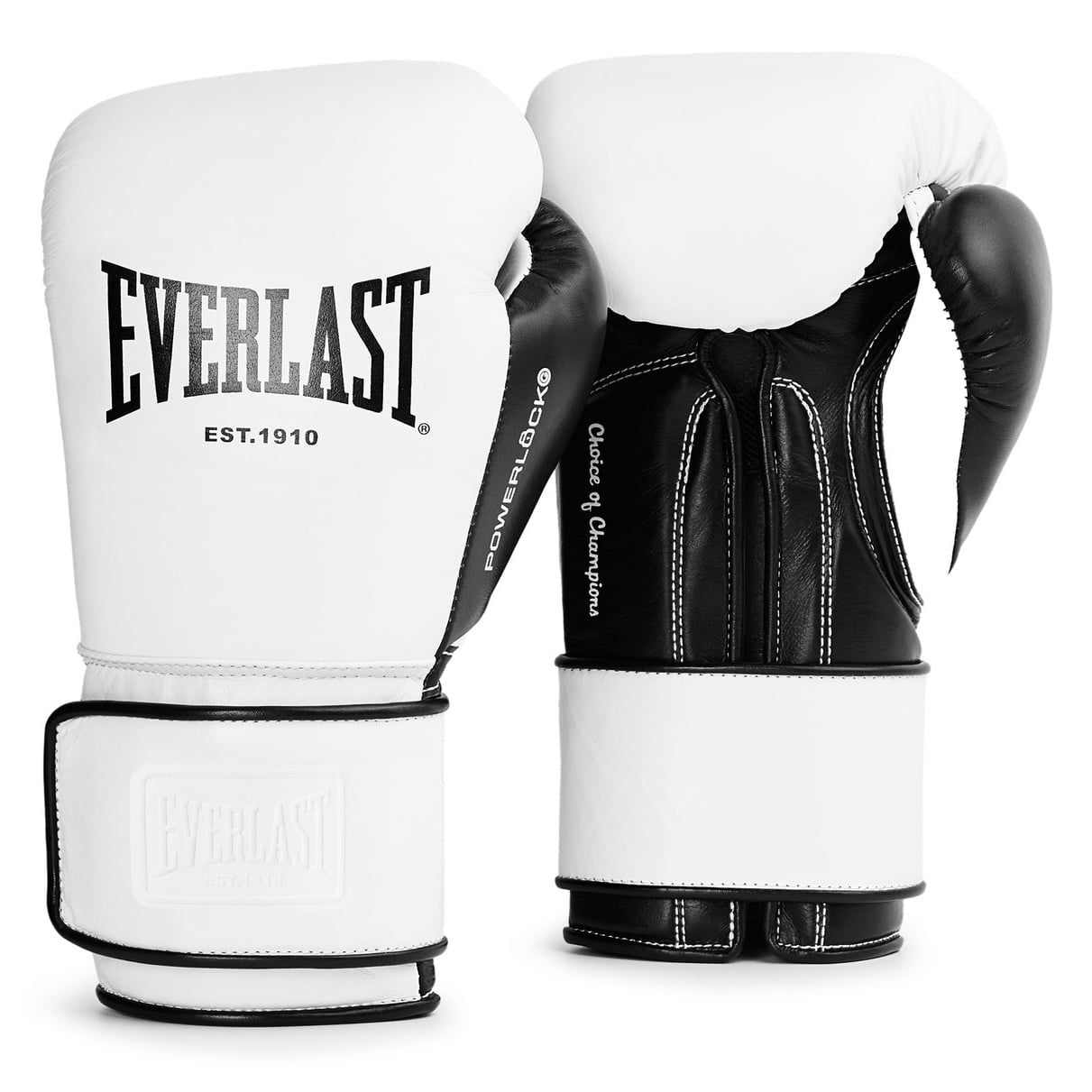 Găng Tay Everlast Powerlock OG Pro Training Gloves Hook & Loop - White/Black