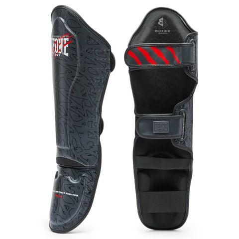 Bảo Hộ Chân Leone PT162 Primal Instinct Shinguards - Black