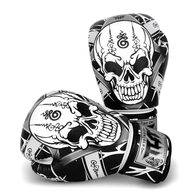 Găng Tay TUFF TUF-GVM-SKULL Skull Gloves - White/Black