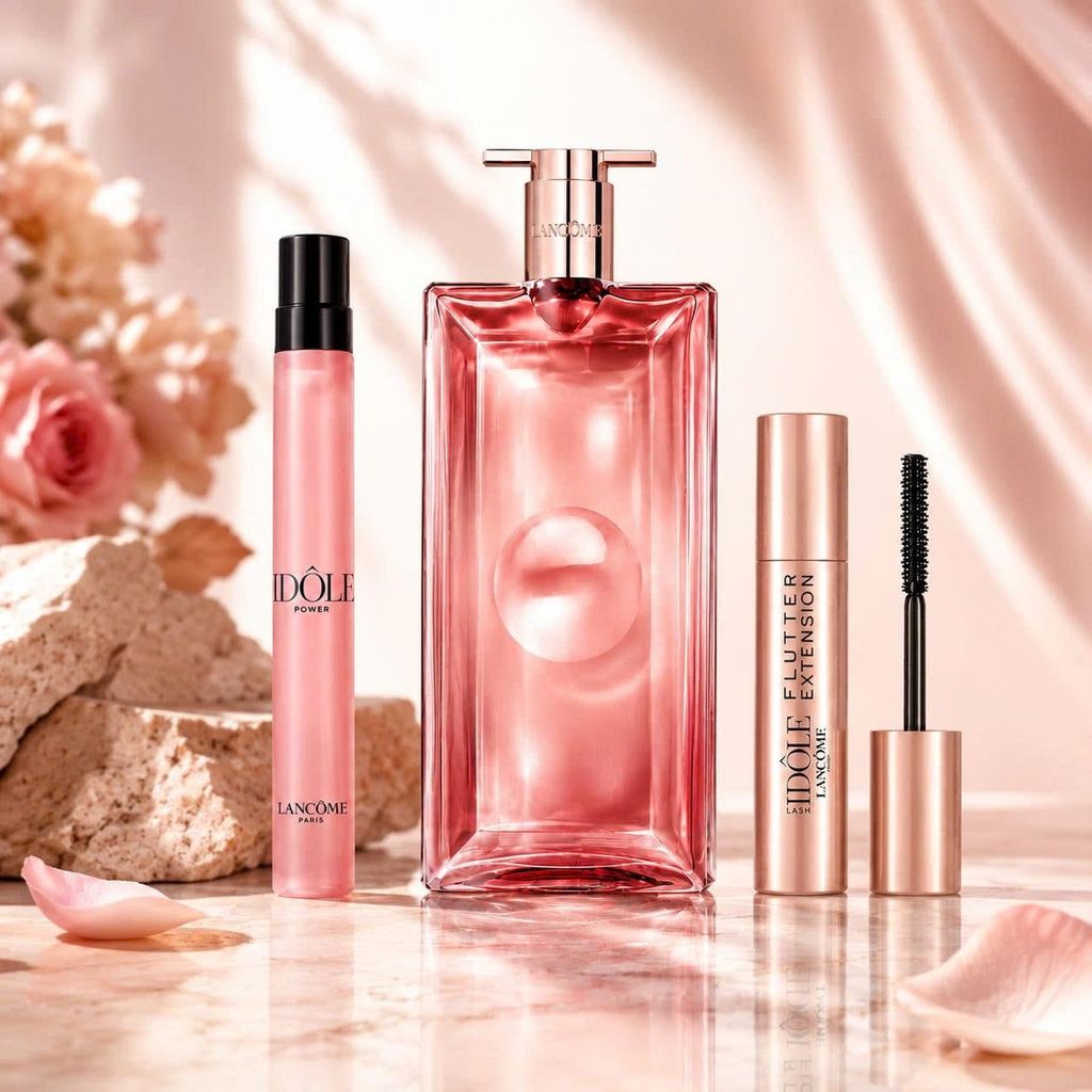 Set Nước Hoa Lancôme Idôle Power L'Eau De Parfum Intense 50ml + 10ml & Mascara