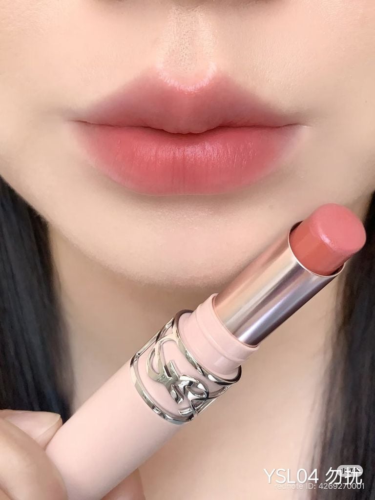 Son YSL Lovenude Lip Blusher 04 Red Handed - 2in1