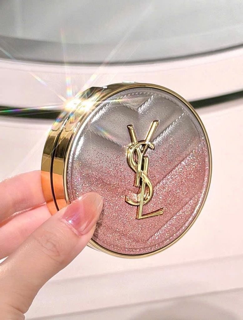 Cushion YSL Glow Pact High Cover Mesh Foudation - Limited Edition ( Vỏ Kim Tuyến)