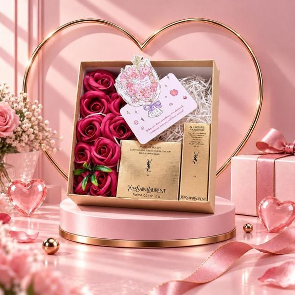 Set Quà Tặng 20/10 Cho Bạn Gái – Set YSL Cao Cấp