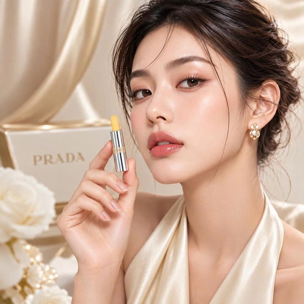 Son Dưỡng Prada Mini Lip Balm U002 Banana Yellow 1.3g