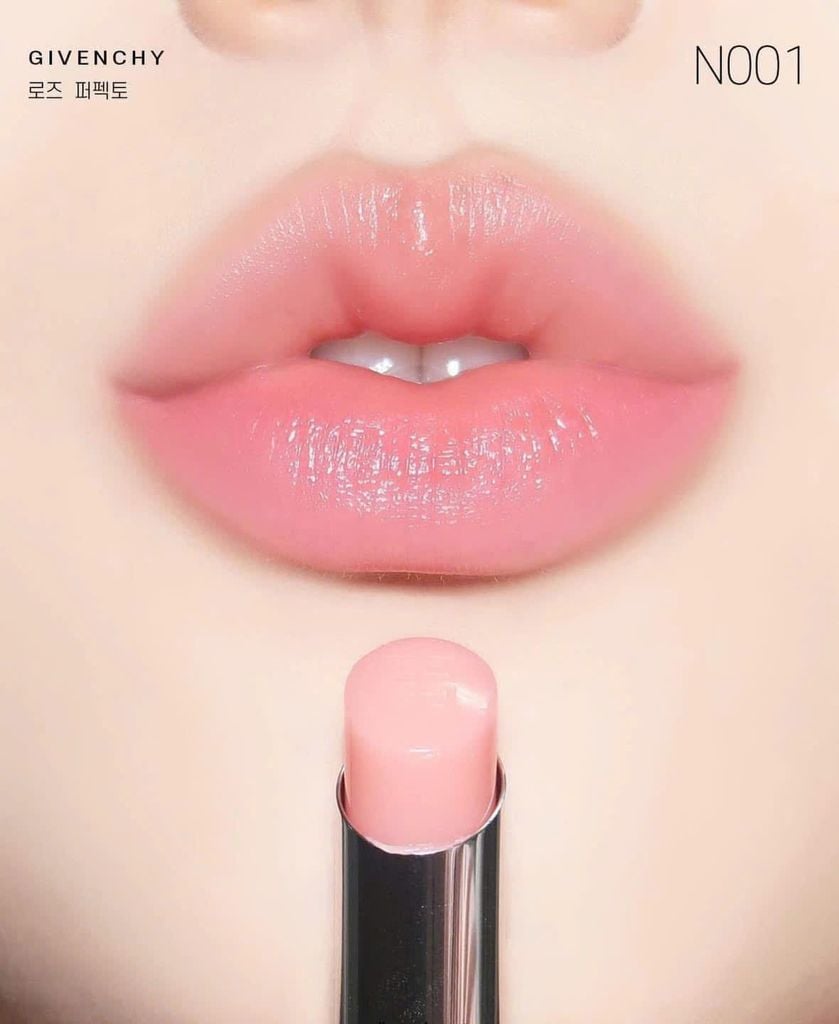 Son Dưỡng Givenchy Lip Balm 001 Rose Perfecto - Mini Size 1.5g