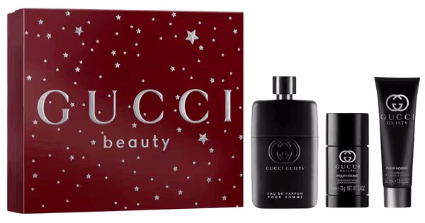 GiftSet Nước Hoa Gucci Guilty Pour Homme EDT ( 90ML + 50ML+ Lăn Khử Mùi )