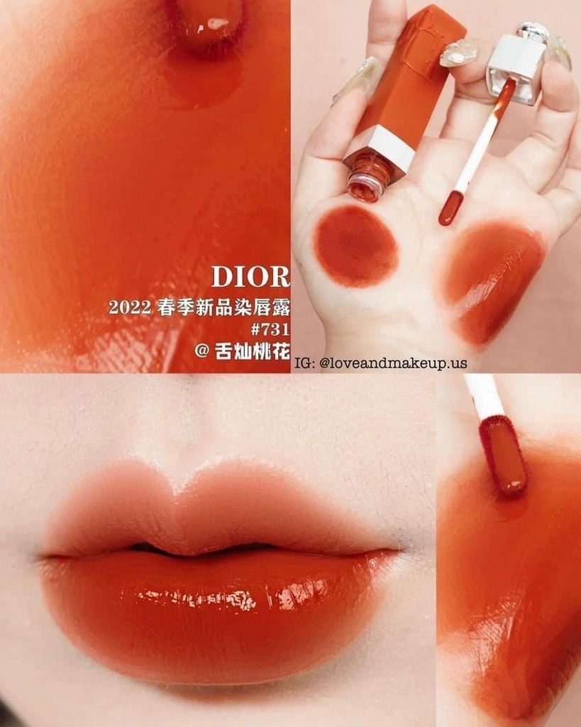 Son Dior Addict Lip Tattoo 731 Natural Ginger ( Mới Nhất)