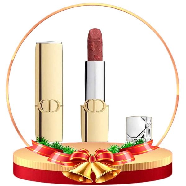Quà Giáng Sinh Đặc Biệt: Son Dior 629 Parade Velvet Finish Holiday Limited-Edition 2025