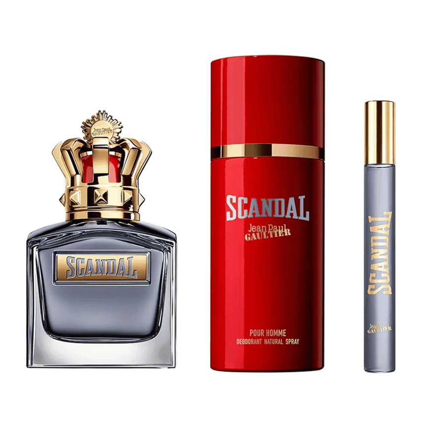 Set Nước Hoa Jean Paul Gaultier Scandal Pour Homme EDT 100ML + 75ML + 10ML
