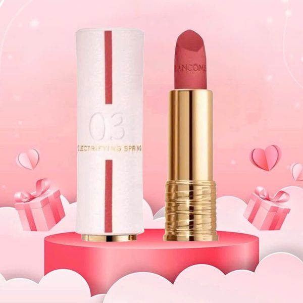 Quà Valentine Ngọt Ngào: Son Lancome 03 Electrifying Spring Limited