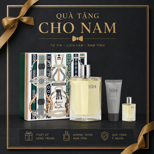Quà Tặng Cho Nam - Giftset Nước Hoa Hermes Men's H24 EDT