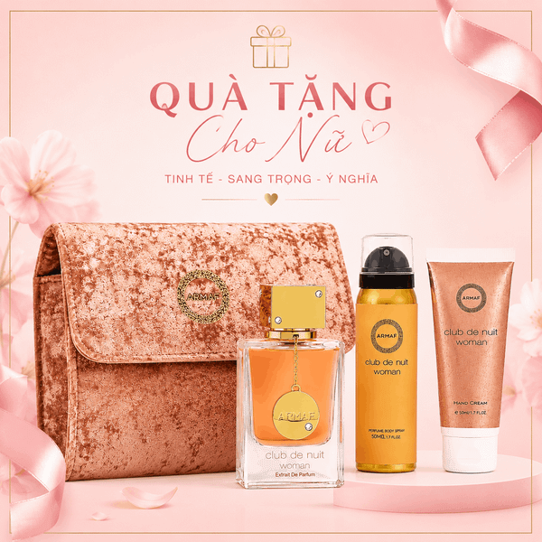 Quà Tặng Cho Nữ Sang Trọng – Set Nước Hoa Armaf 4 Món