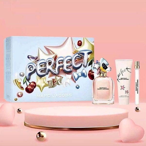 Quà Valentine : Gift Set Nước Hoa Marc Jacobs Perfect EDP