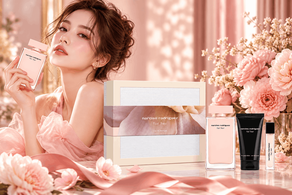 GiftSet Nước Hoa Narciso Rodriguez For Her EDP ( 100ML + 10ML + 50ML)