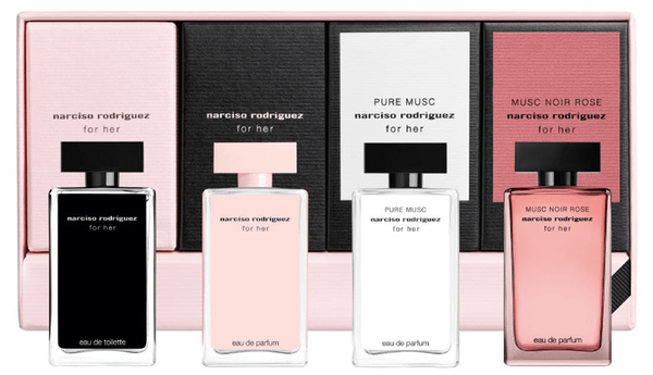 Set Narciso Rodriguez For Her Collection ( 4x 7.5ML) - New
