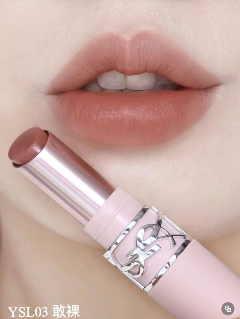 Son YSL Lovenude Lip Blusher 03 Taupe Flirt - 2in1