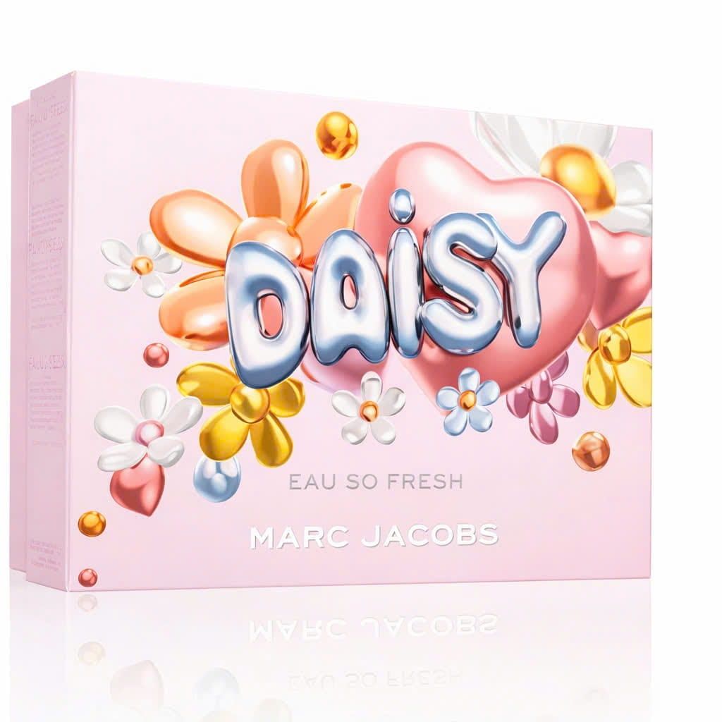 Giftset Nước Hoa Marc Jacobs Daisy Eau So Fresh ( 125ML +10ML + 75ML)