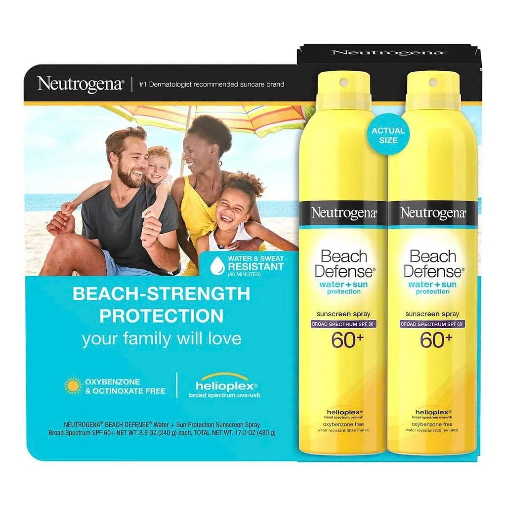 Xịt Chống Nắng Dạng Xịt Neutrogena Beach Defense SPF 60+ 240g