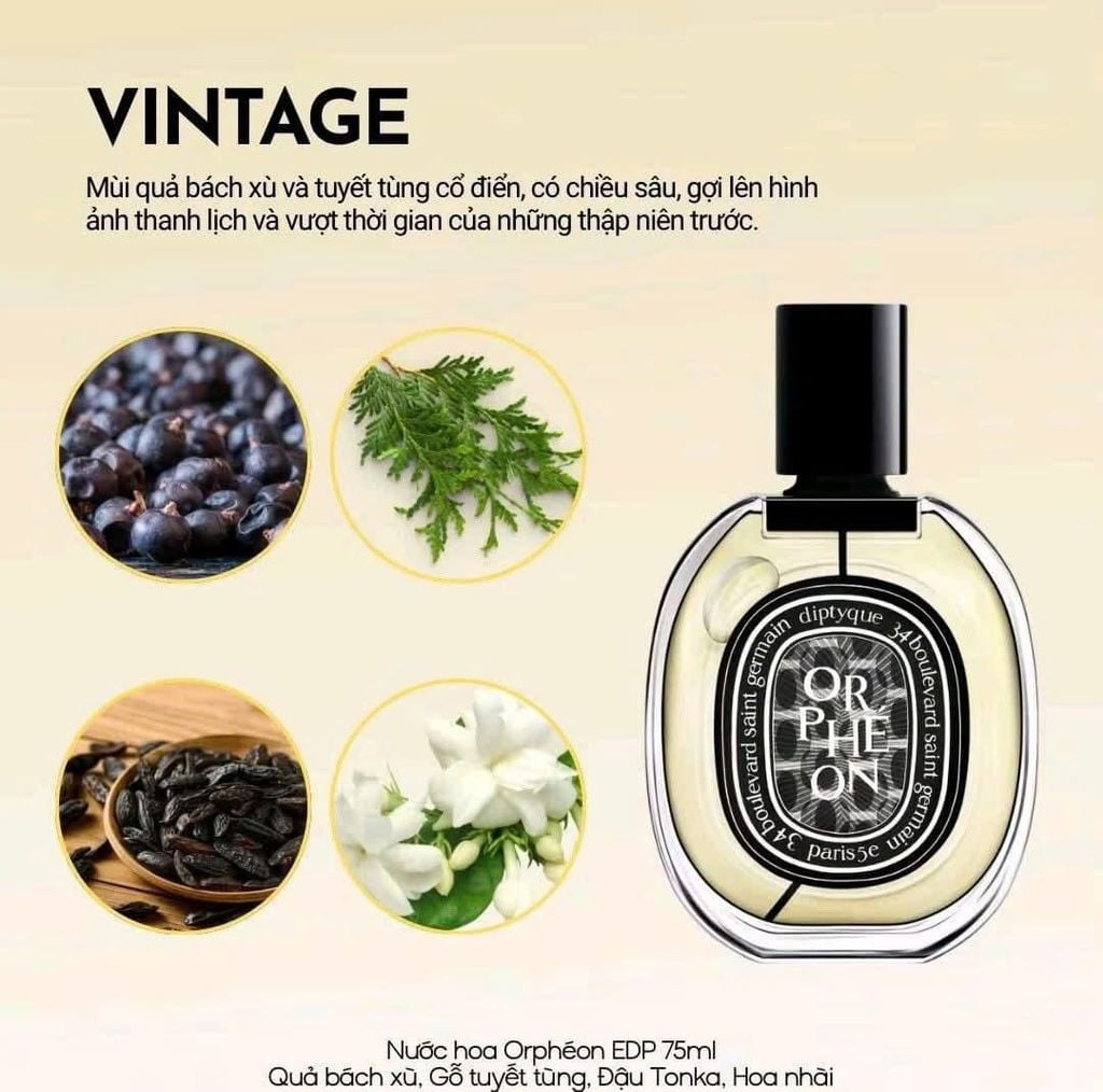 Nước Hoa Diptyque Orphéon EDP 75ML