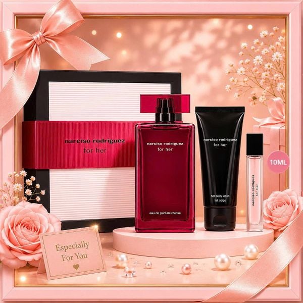 Quà Tặng Cho Nữ – Set Narciso Rodriguez For Her EDP Intense