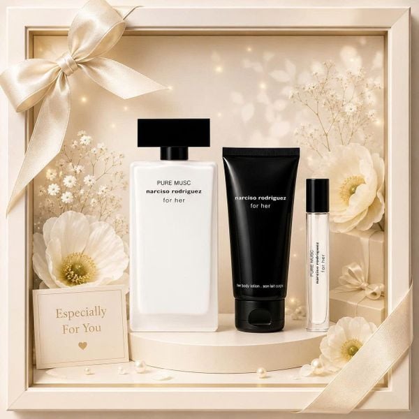 Quà Tặng Cho Nữ – Set Narciso Rodriguez Pure Musc For Her EDP