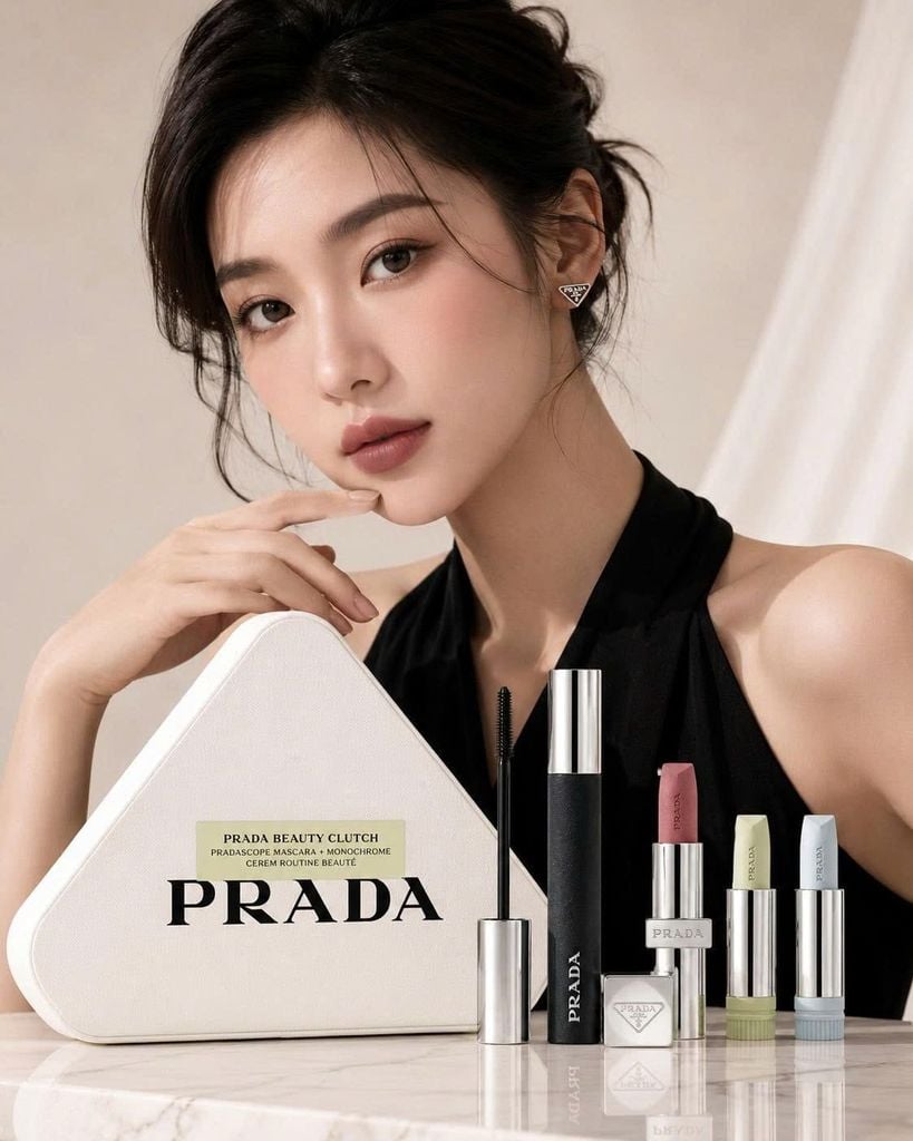 Set Trang Điểm Prada Beauty Clutch Essentials 4 Món