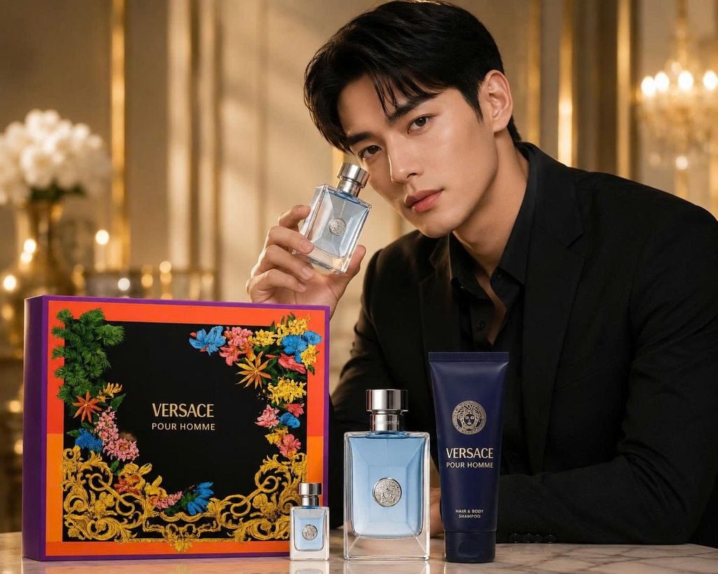 Quà Tặng Bạn Trai - Giftset Versace Pour Homme