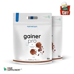 [SIÊU SALE 12.12] [ TẶNG PHỤ KIỆN + SHAKER ] Mass GAINER PRO Nutriversum - 5KG (71 servings)