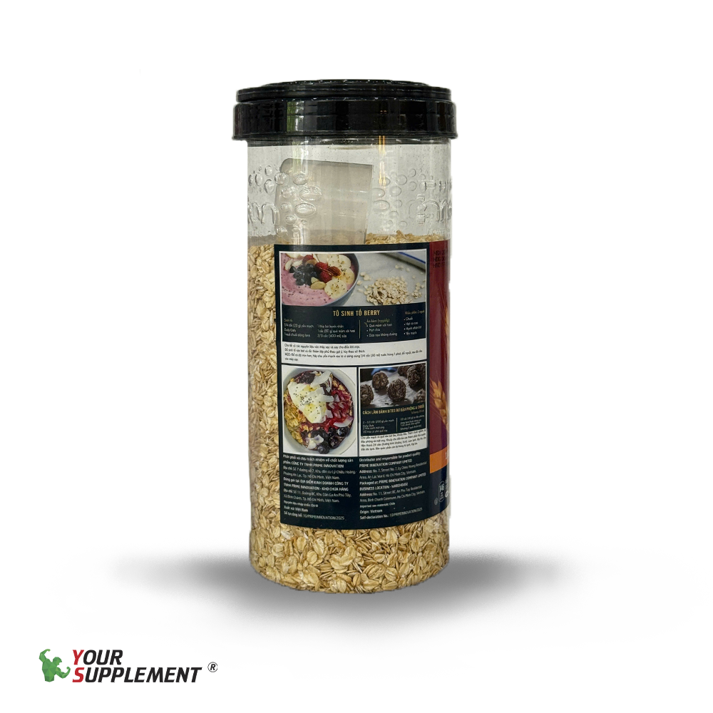 Yến Mạch Nguyên Chất Innovation Daily Oats 1kg - Hạt Nguyên