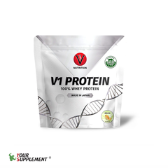 [ TẶNG PHỤ KIỆN + SHAKER ] V1 GRASS FED WHEY PROTEIN - 3kg (100 servings)