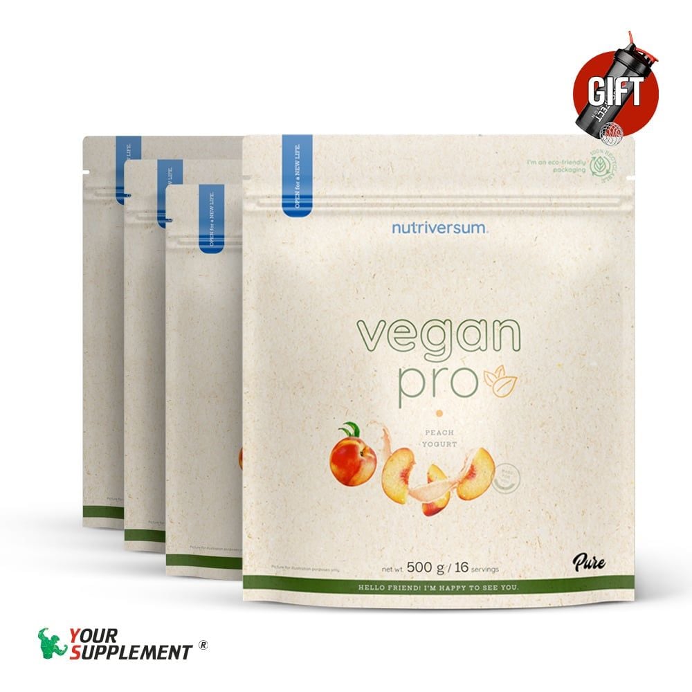 Bổ Sung Protein Thực Vật VEGAN PRO Nutriversum - 500GR (16 servings)