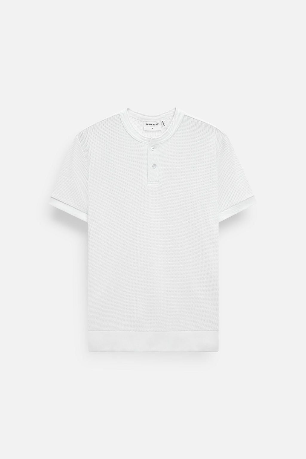  Áo Thun Slimfit Henley Tổ Ong 